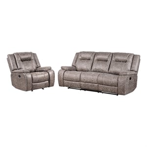 Parker Living Blake - Desert Taupe Manual Reclining Sofa and Recliner
