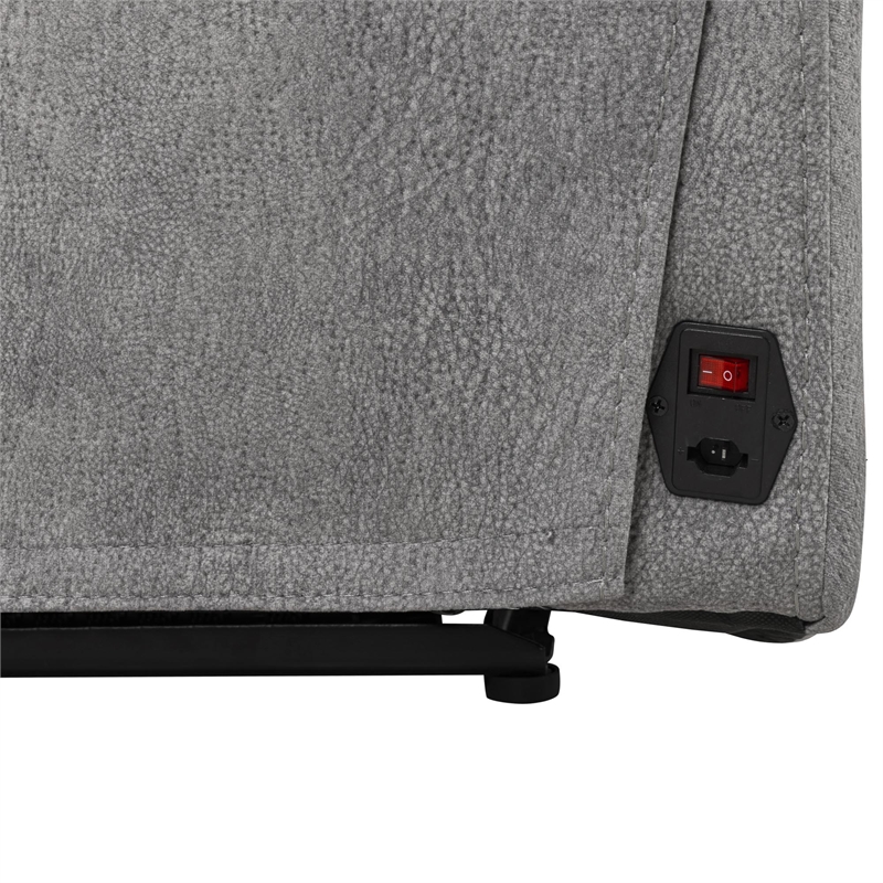 Parker Living Linus - Hudson Grey Power Reclining Sofa and Recliner
