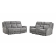 Parker Living Linus - Hudson Grey Power Reclining Sofa and Loveseat
