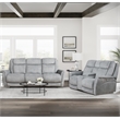 Parker Living Linus - Hudson Grey Power Reclining Sofa and Loveseat