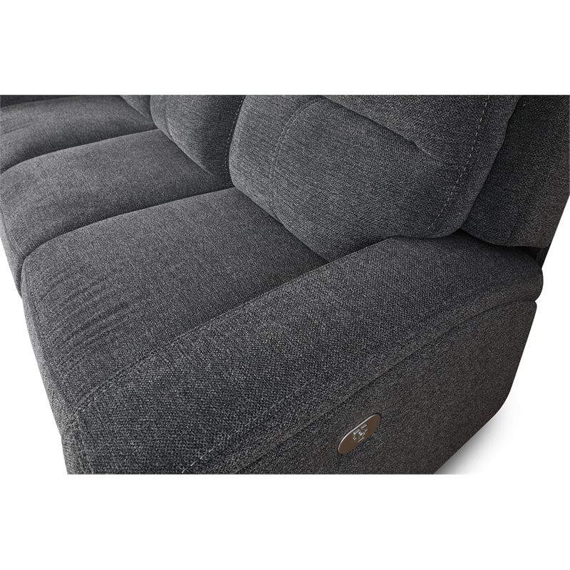 Parker Living Polaris - Bizmark Grey Power Reclining Sofa and Loveseat