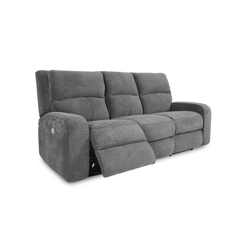 Parker Living Polaris - Bizmark Grey Power Reclining Sofa and Loveseat