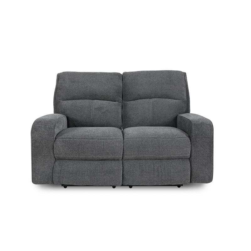 Parker Living Polaris - Bizmark Grey Power Reclining Sofa and Loveseat