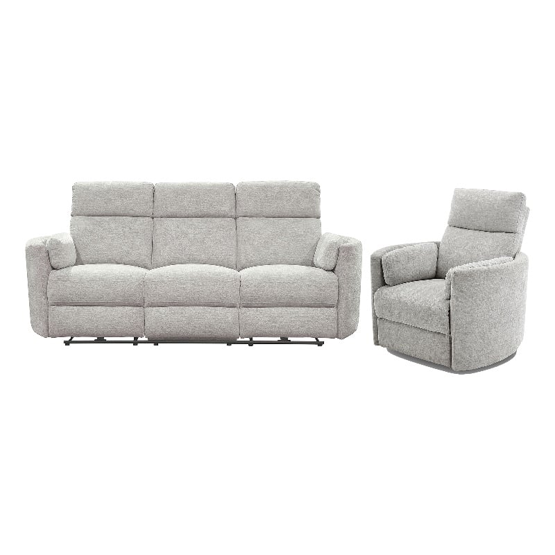Parker Living Radius - Mineral Power Reclining Sofa and Recliner