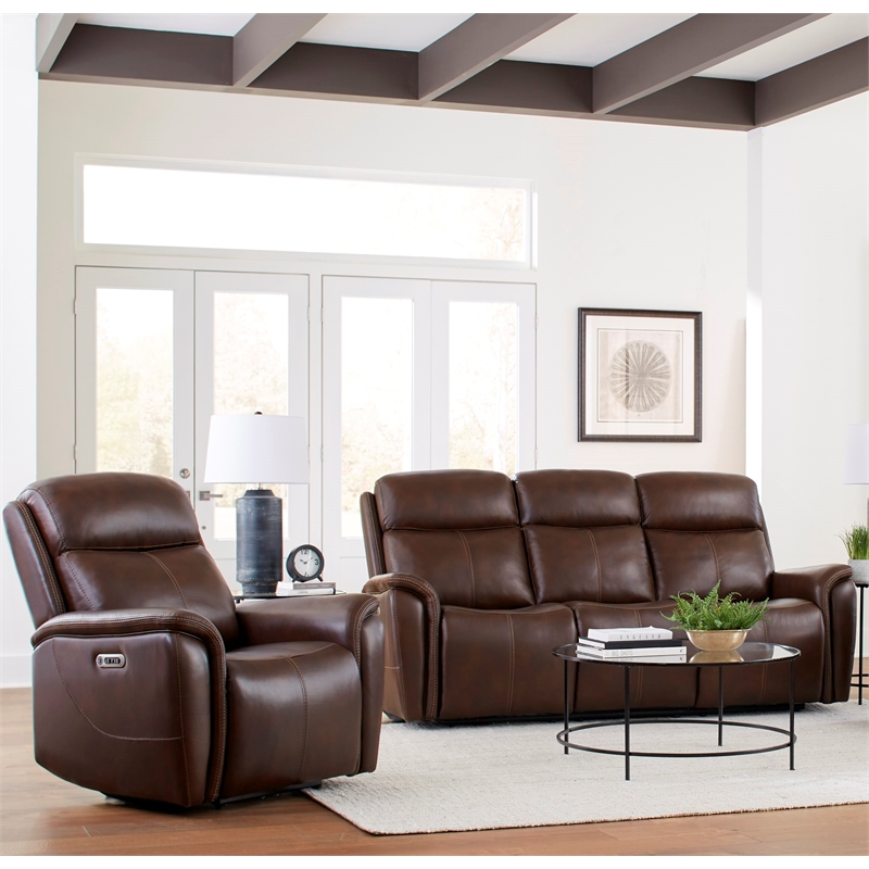 Parker Living Cascade - Auburn Power Reclining Sofa and Recliner
