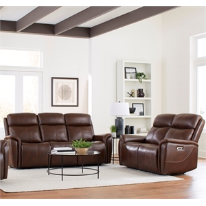 Parker Living Cascade - Auburn Power Reclining Sofa and Loveseat