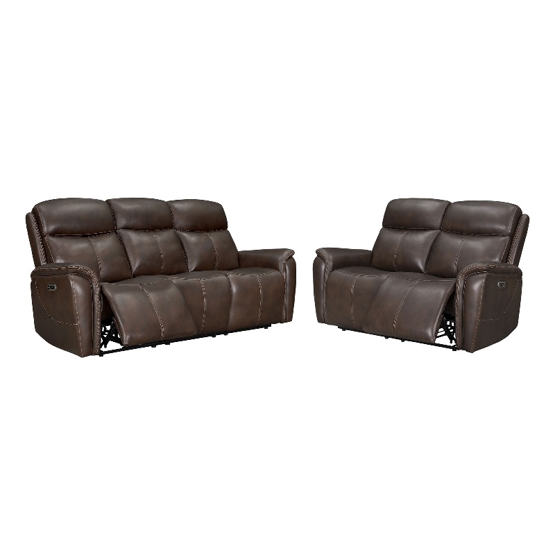 Parker Living Cascade - Auburn Power Reclining Sofa and Loveseat