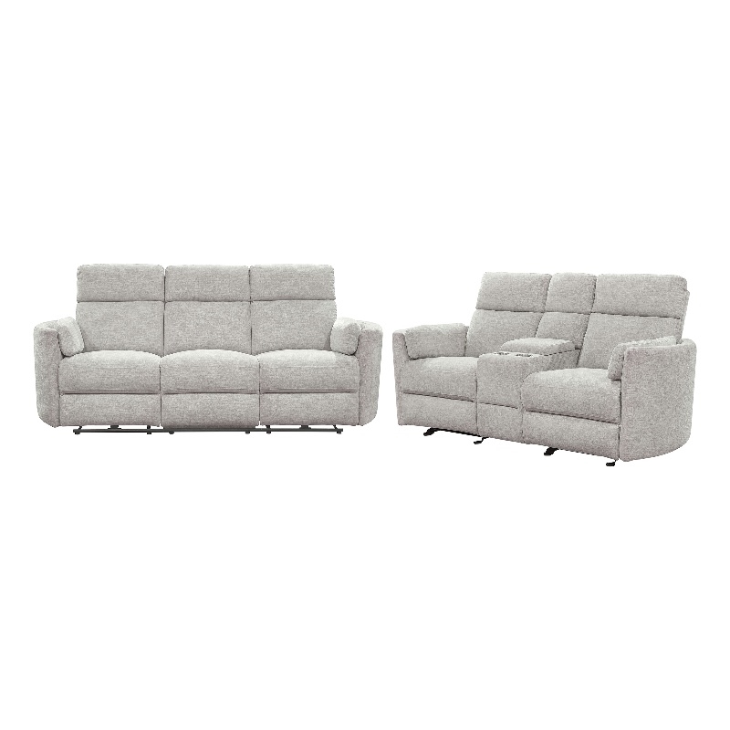 Parker Living Radius - Mineral Power Reclining Sofa and Loveseat