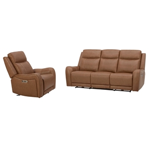 Parker Living Haywood - Butternut Power Reclining Sofa and Recliner