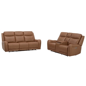 Parker Living Haywood - Butternut Power Reclining Sofa and Loveseat