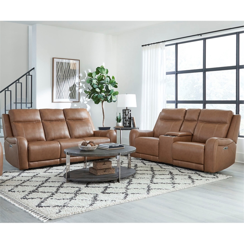 Parker Living Haywood - Butternut Power Reclining Sofa and Loveseat