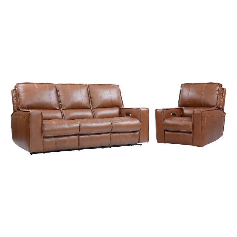 Parker Living Rockford - Verona Saddle Power Reclining Sofa and Recliner