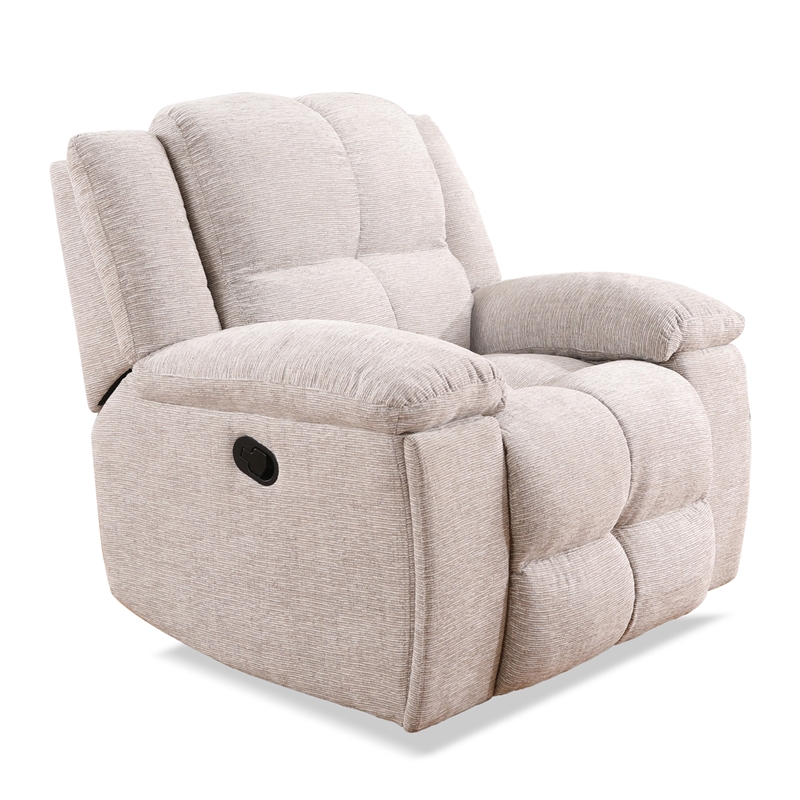 Parker Living Buster - Opal Taupe Manual Glider Reclining Sofa and Two Recliners