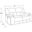 Parker Living Spartacus - Chocolate Power Reclining Sofa and Loveseat