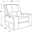 Parker Living Swift - Bourbon Power Reclining Sofa and Recliner