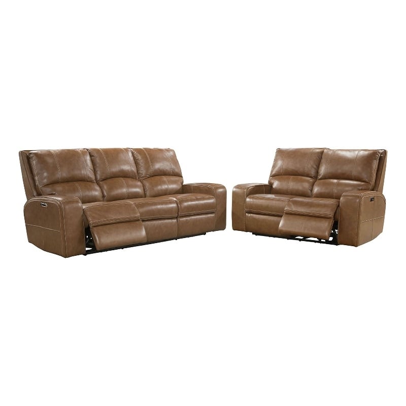 Parker Living Swift - Bourbon Power Reclining Sofa and Loveseat