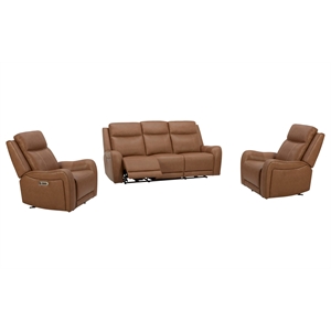Parker Living Haywood - Butternut Power Reclining Sofa and Two Recliners