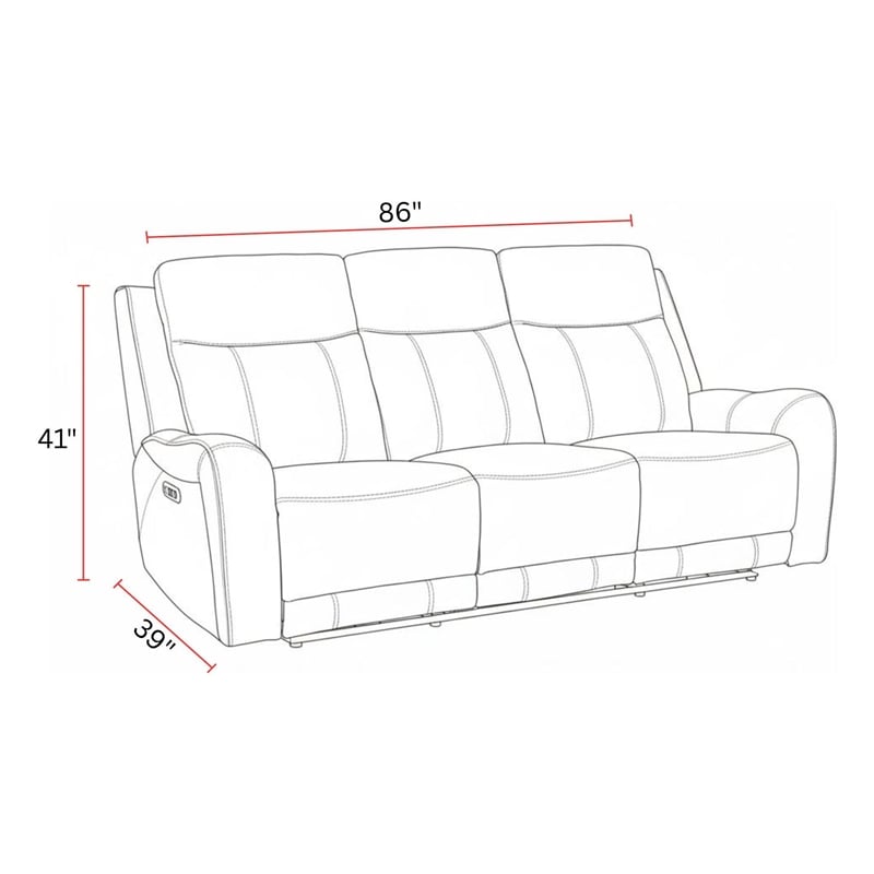 Parker Living Haywood - Butternut Power Reclining Sofa and Two Recliners