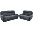 Parker Living Dalton - Lucky Charcoal Power Reclining Sofa and Loveseat