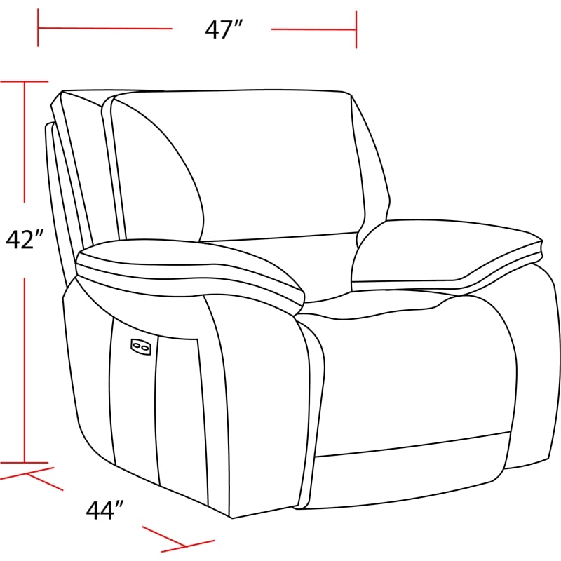 Parker Living Vail - Burnt Sienna Power Reclining Sofa and Two Recliners