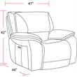 Parker Living Vail - Burnt Sienna Power Reclining Sofa and Two Recliners
