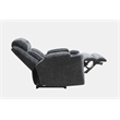 Parker Living Dalton - Lucky Charcoal Power Reclining Sofa and Two Recliners