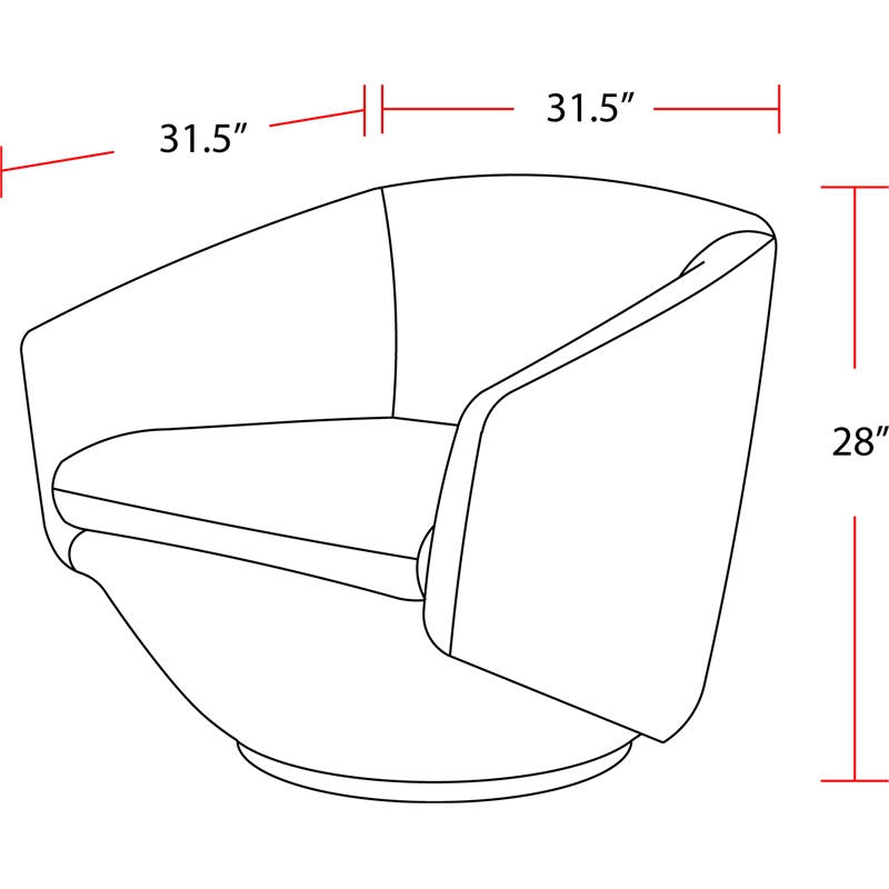 Parker Living The Twist - Elise Rust Swivel Chair Two Pack