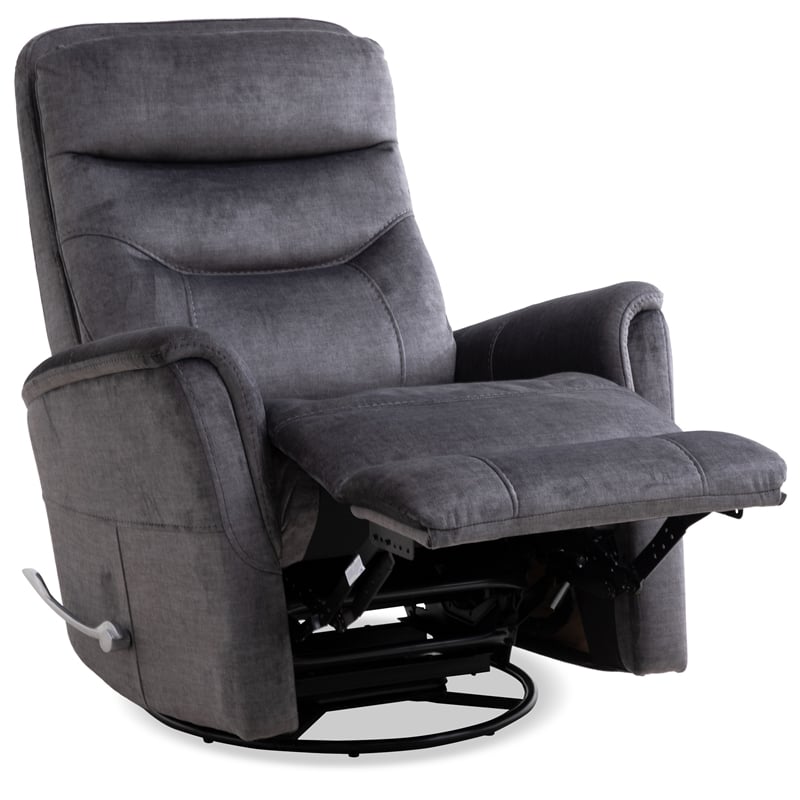 Parker Living Gemini - Capri Charcoal Swivel Glider Recliner Two Pack