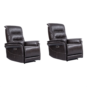 parker living prospect - twilight zero gravity power recliner two pack