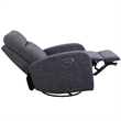 Parker Living Thriller Natural Beauty Denim Power Swivel Glider Recliner 2 Pack