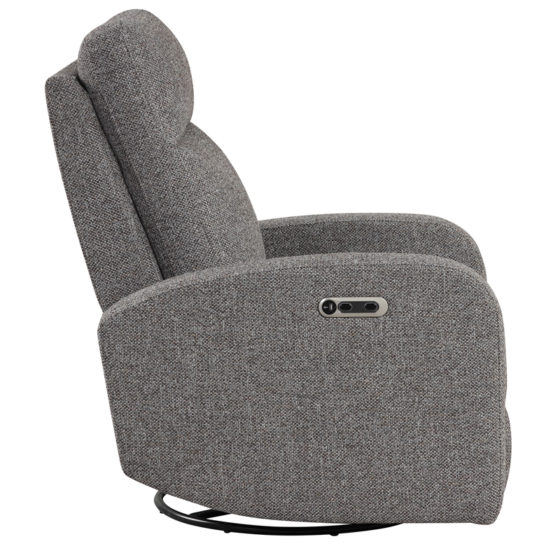 Parker Living Thriller Natural Beauty Grey Power Swivel Glider Recliner Two Pack