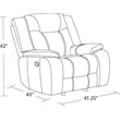 Parker Living Blake Desert Taupe Manual Glider Reclining Sofa and Two Recliners