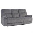 Parker Living Cooper Shadow Grey Manual Glider Reclining Sofa and Two Recliners