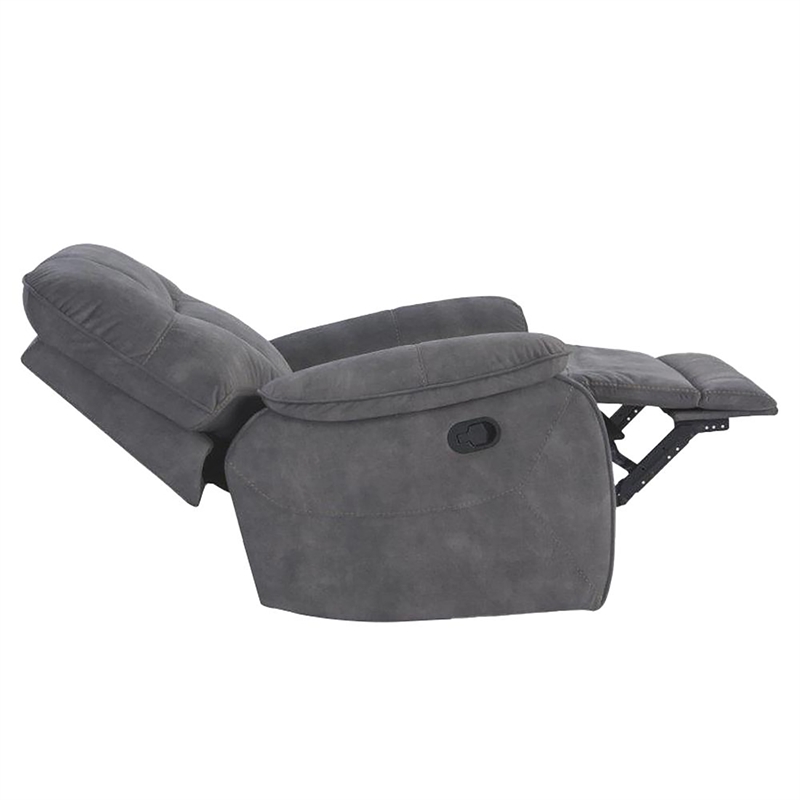 Parker Living Cooper Shadow Grey Manual Glider Reclining Sofa and Two Recliners