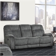 Parker Living Cooper Shadow Grey Manual Glider Reclining Sofa and Two Recliners