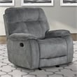 Parker Living Cooper Shadow Grey Manual Glider Reclining Sofa and Two Recliners