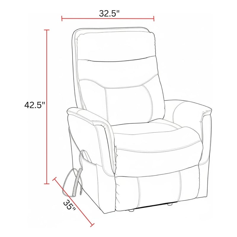 Parker Living Gemini Capri Silver Power Lift Recliner Two Pack