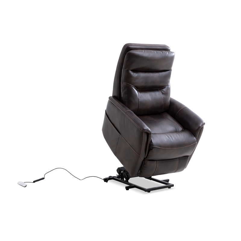 Parker Living Gemini Truffle Power Lift Recliner Articulating Headrest Two Pack