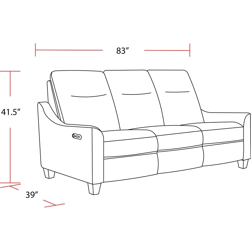 Parker Living Madison Pisces Marine Power Reclining Sofa and Loveseat