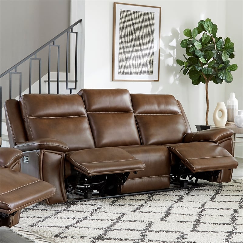 Parker Living Jameson Hickory Power Reclining ZeroGravity Sofa and Two Recliners