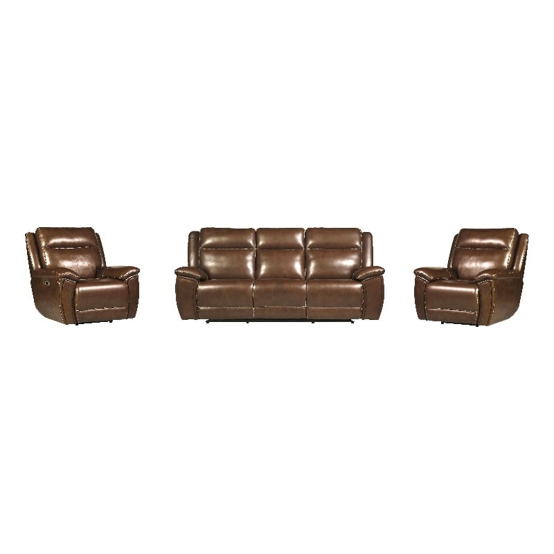 Parker Living Jameson Hickory Power Reclining ZeroGravity Sofa and Two Recliners