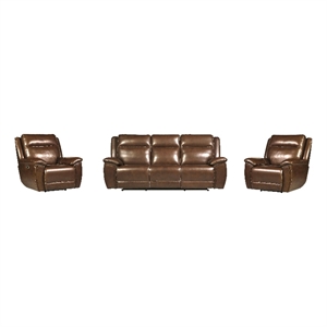 Parker Living Jameson Hickory Power Reclining ZeroGravity Sofa and Two Recliners