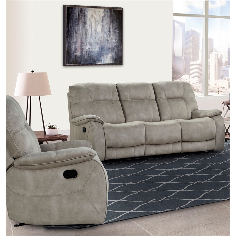 Parker Living Cooper - Shadow Natural Manual Reclining Sofa and Recliner