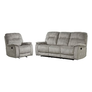 Parker Living Cooper - Shadow Natural Manual Reclining Sofa and Recliner
