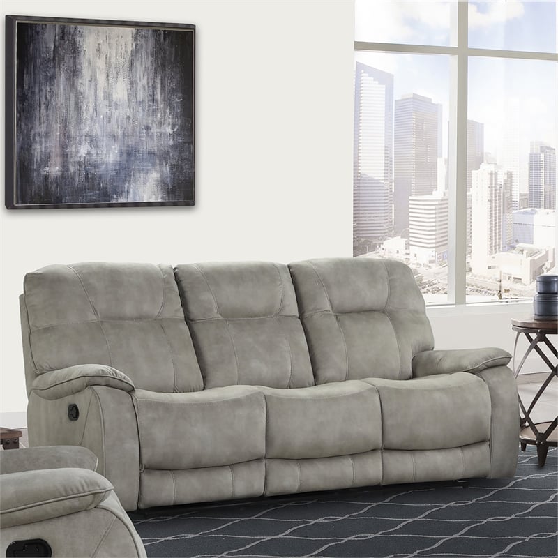 Parker Living Cooper - Shadow Natural Manual Reclining Sofa and Loveseat