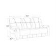 Parker Living Cooper - Shadow Natural Manual Reclining Sofa and Loveseat