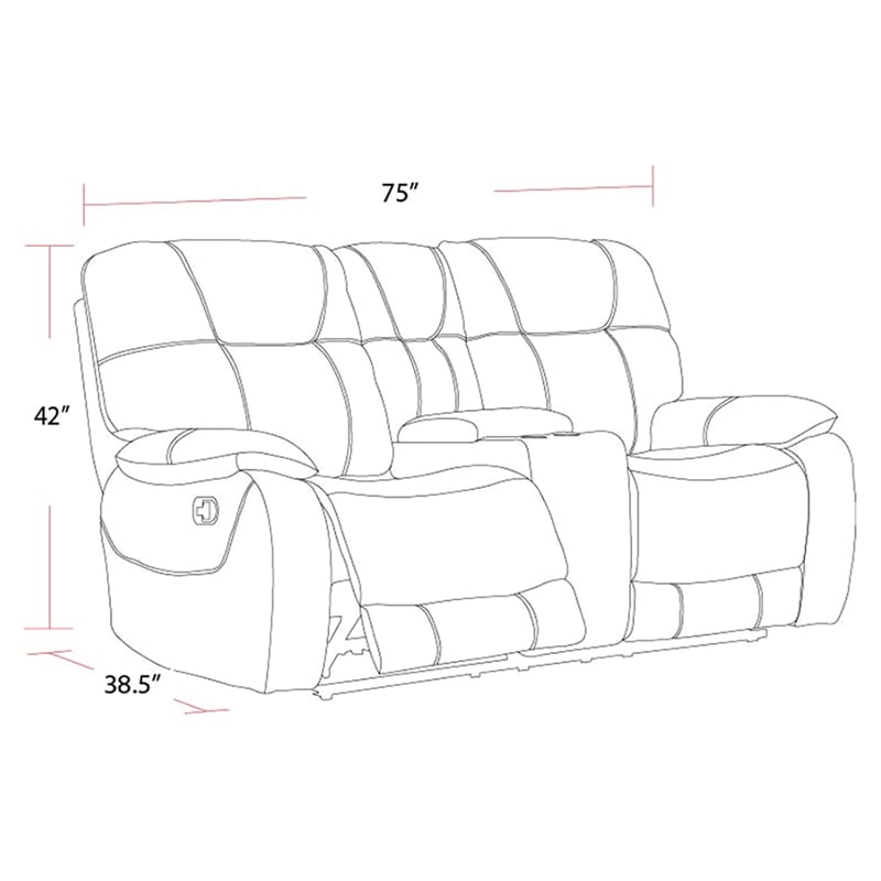 Parker Living Cooper - Shadow Natural Manual Reclining Sofa and Loveseat