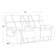 Parker Living Cooper - Shadow Natural Manual Reclining Sofa and Loveseat