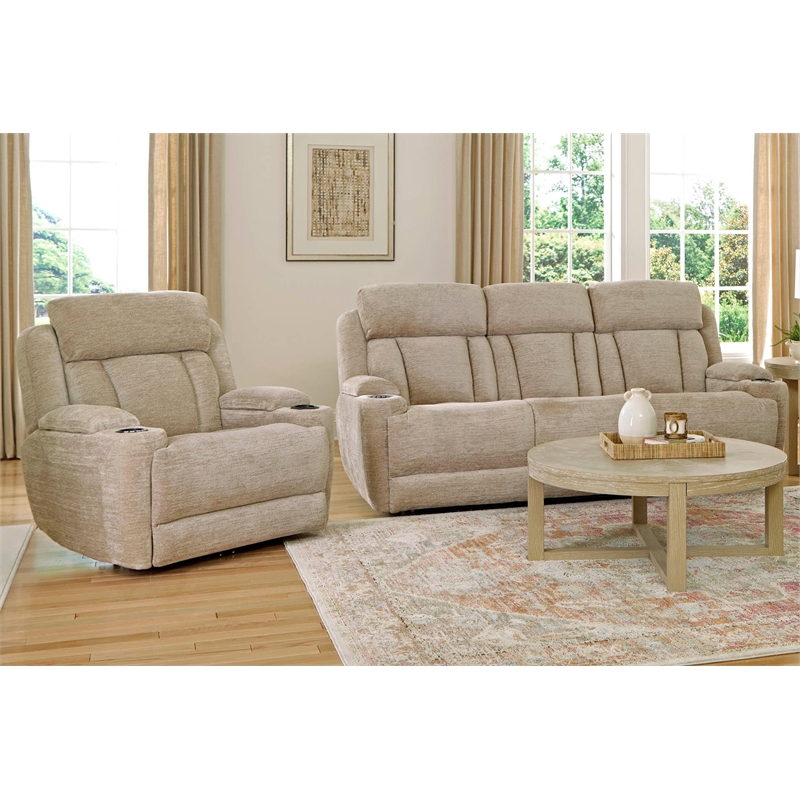 Parker Living Dalton - Lucky Fawn Power Reclining Sofa and Recliner