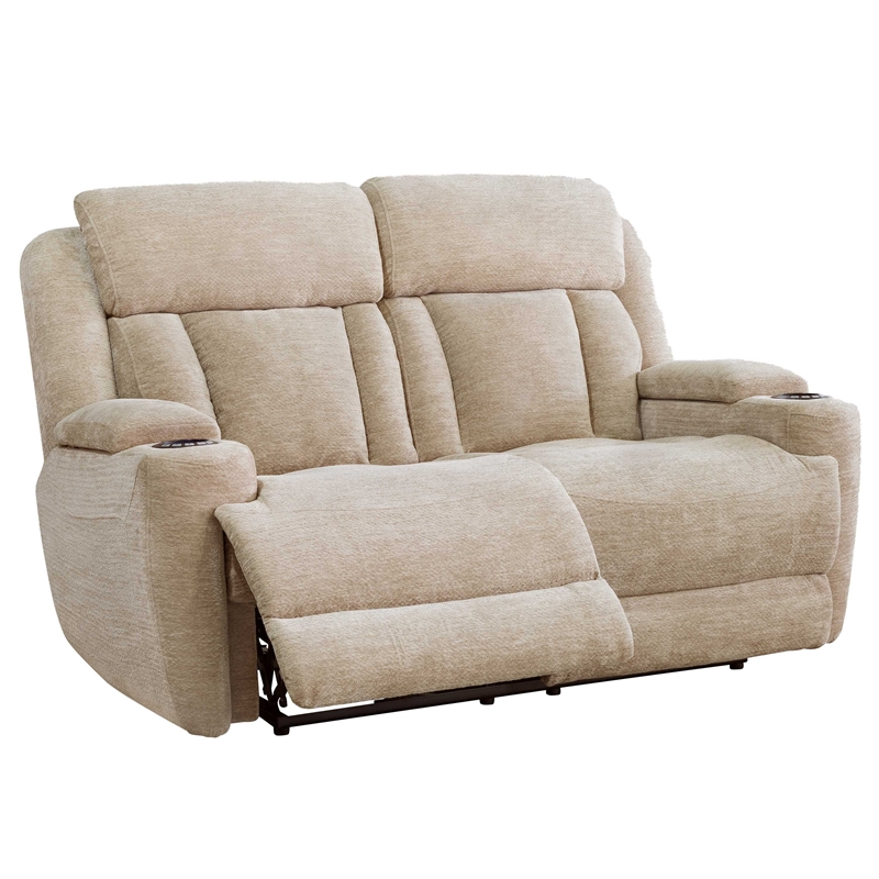 Parker Living Dalton - Lucky Fawn Power Reclining Sofa and Loveseat